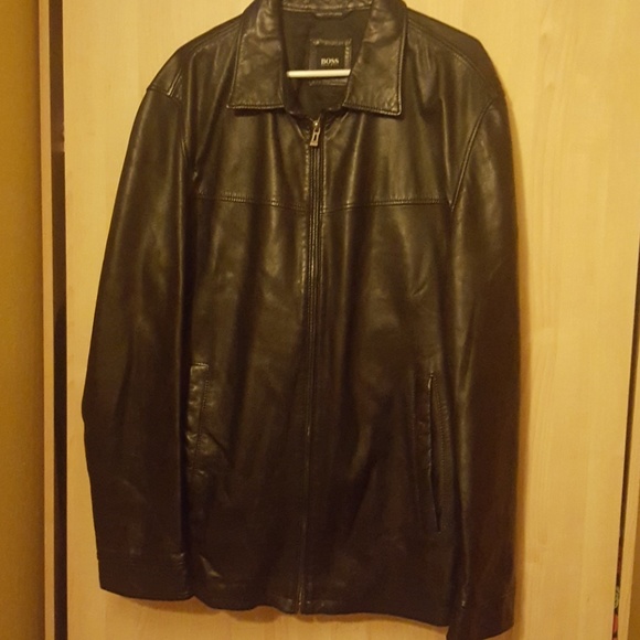 Hugo Boss leather jacket - Picture 1 of 1